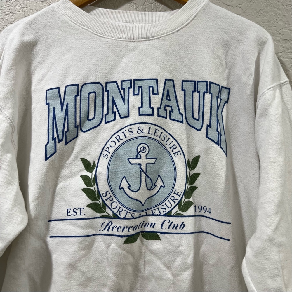 Show Me Your Mumu Stanley Montauk Graphic Oversized Sweatshirt Size Small - Picture 9 of 15